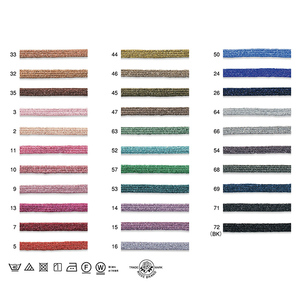 สายโลหะโพลีเอสเตอร์100% สำหรับเสื้อผ้าแฟชั่นกระเป๋ารองเท้า-alibaba - Product Image 2