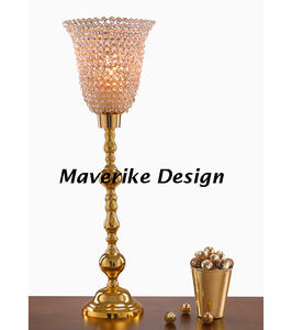 Portavelas de cristal Soporte votivo de metal de vidrio con base redonda resistente Calidad superior para la decoración de la Mesa del hogar y la boda - Product Image 3