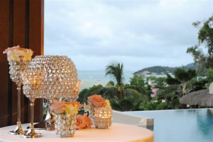 Bougeoir votif en cristal avec base en métal argenté photophore pour les décorations de table de fête de mariage à la maison - Product Image 5