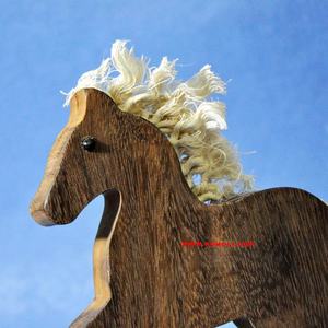 ความคมชัดสีไม้ม้าดึงของเล่นที่กำหนดเองการออกแบบของเล่น - Product Image 2