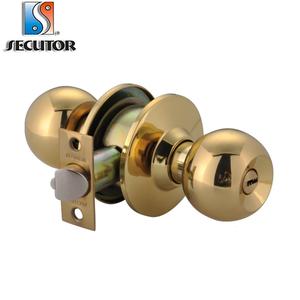 Passage Antique Cuivre Rond Bouton Chambre Serrures De Porte/bouton cylindre serrure - Product Image 3