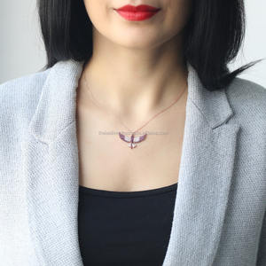 Colgante de plata de ley 925 con diseño de Fénix, joyería turca hecha a mano, moda de moda - Product Image 2