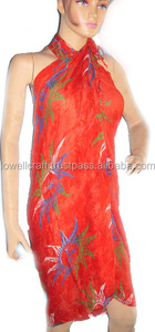 Travail à la main viscose vêtements de plage paréo et sarongs - Product Image 6