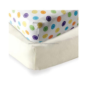 OEM Soft Custom Size Animal Printed Organic Baby Fitted Crib Sheets - Product Image 1