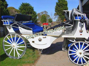 Carruaje de Caballos Victoria, Carruaje Blanco de Caballos Victoria, Decorado para Bodas, Fabricante de Carruajes - Product Image 6