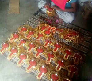 Hot Selling Customized 100% Wool & Wire Gold and Red Shoulder Epaulettes High Quality Personal Defense <b>Equipment</b> from Pakistan - Product Image 5