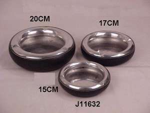 Florero de aluminio fundido de alta calidad con acabado de pulido de espejo y cuero en la superficie exterior Florero de mesa moderno Florero de metal - Product Image 3