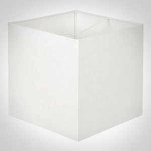 Pantallas de lámpara de luz interior costeras asiáticas rústicas antiguas modernas hechas a mano en tela ovalada Beige para decoración de Hotel o hogar - Product Image 3