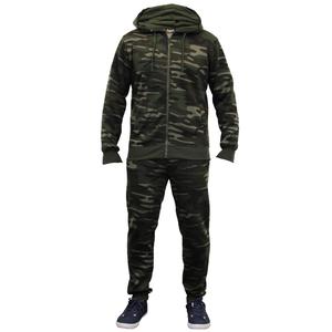 Ensemble de survêtements pour hommes en velours velours 100% coton coupe-vent personnalisé camouflage enfants sport lavage à l'acide respirant unisexe survêtements pour hommes - Product Image 2