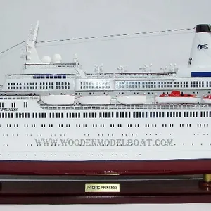 木制女士太平洋公主邮轮/木制游船/船模