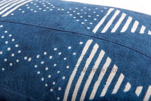 Indian Mudcloth Printed Cotton Lumbar <b>Pillow</b> Protector, Wholesale Custom Throw <b>Pillow</b> <b>Cases</b> - Product Image 5