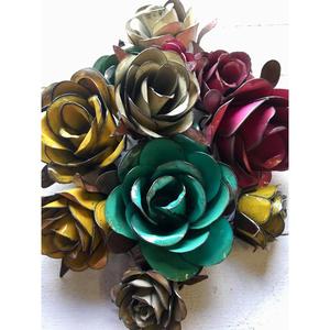 โลหะดัดขึ้นรูปดอกกุหลาบของขวัญโรแมนติกของความรักนิรันดร์โลหะปกคลุมสีแดงสำหรับตกแต่งยังเป็นของขวัญที่ดี - Product Image 2