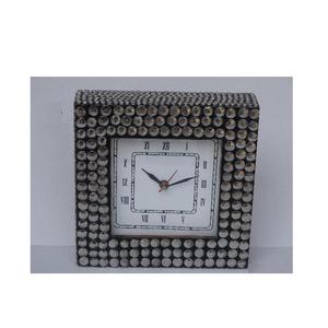 Khảm Kim Loại Trên Đồng Hồ Để Bàn Bằng Gỗ Các Loại Khảm Khác Cũng Có Sẵn Trang Trí Nội Thất Đồng Hồ Để Bàn Làm Bằng Tay - Product Image 4