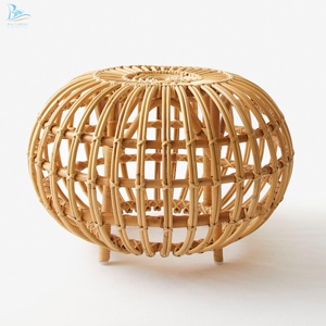Traditional Style <b>Rattan</b> Ottoman <b>Chair</b> From Vietnam for Living Room Hotel Home <b>Office</b> Use - Product Image 1