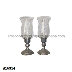 Bougeoir décoratif en métal de haute qualité en filigrane de verre en métal - Product Image 2