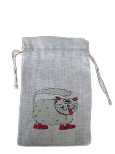 Vente en gros de sacs-cadeaux écologiques en jute biodégradables avec cordon de serrage, petites tailles, logo personnalisé, durables, réutilisables, au meilleur prix - Product Image 3
