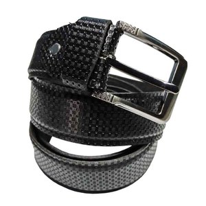 Cinturón de cuero de ajuste ancho para hombre Hebilla grande Aspecto fuerte Jeans casuales diarios Pantalones de oficina Ropa de hombre clásica Correa de moda - Product Image 1