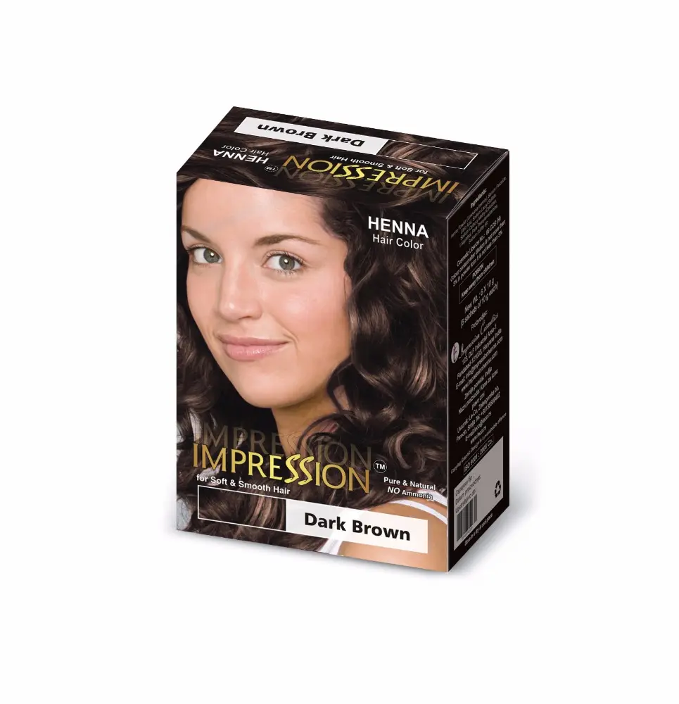 Henna Haarkleur Door Indruk Donkerbruin Haarverf Eu Goedgekeurd Bruin Henna Bulk