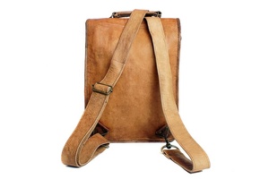 Bolso Bandolera Cruzado de Cuero Genuino de Cabra 100% Hecho a Mano, Unisex, para Todas las Temporadas, Oficina, Viajes, Negocios - Product Image 4