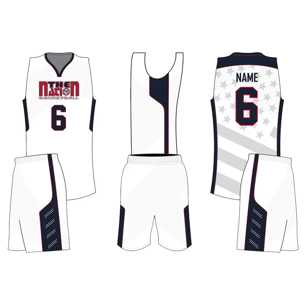 Custom Logo Ontwerp Sublimatie Afdrukken Kinderen Kleding Nieuwste Basketball Jersey Basketbal Uniform In Bulk Groothandel