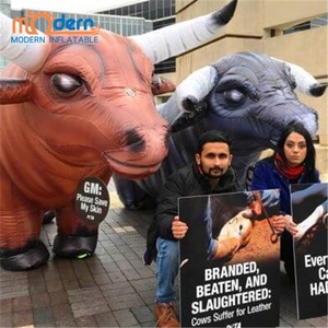 Gran oferta de trajes inflables con forma de toro para publicidad, trajes inflables para fiestas de desfile a la venta - Product Image 1