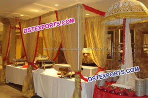 Decoración Creativa para Puestos de Comida Estilo Rehdi, Decoración Tradicional para Buffet Estilo Rehri, Decoración Única para Banquetes de Boda, Puestos de Comida - Product Image 5
