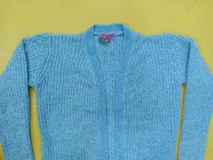 เสื้อคาร์ดิแกนแขนยาวเปิดด้านหน้าสำหรับเด็กผู้หญิง, เสื้อสเวตเตอร์ลำลองเสื้อสเวตเตอร์มีตราสินค้า - Product Image 4