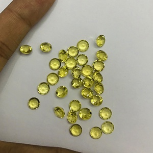 หินควอทซ์เลมอนธรรมชาติขนาด6มม. เพชรพลอยหลวมขัดเงาสวยงาม - Product Image 3