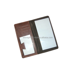 ที่ใส่สมุดเช็คหนังแท้สีน้ำตาลล่าสุด - Product Image 1