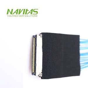 Conjunto de arnés de cables LVDS de 40 pines compatible con RoHS para interfaz de pantalla - Product Image 2