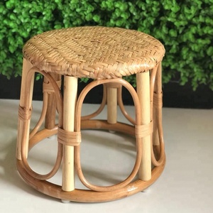 Vente en gros de chaises de loisirs en rotin naturel Lot de 2 chaises Mobilier de maison pour salon Cuisine Design traditionnel - Product Image 2