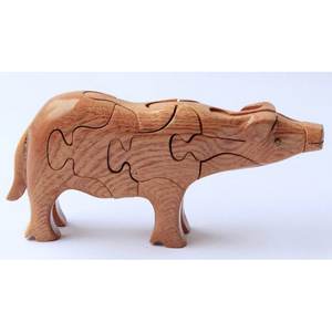 Estatuas de animales de madera duraderas más vendidas y juguetes educativos para 2-4 años directamente de Vietnam para mayoristas - Product Image 2
