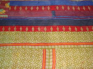 Handmade Reversible Patchwork Indian Kantha Bohemian Cotton Quilt Hotel Use All-Season Bedspread <b>Throw</b> Machine Washable - Product Image 4