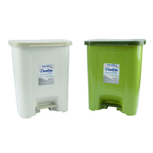 Cubo de Basura Rectangular de Plástico con Pedal, Ecológico, de Buena Calidad, Tipo Inducción, con Logotipo OEM, para Uso Doméstico - Product Image 6