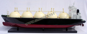 เรือบรรทุกก๊าซ (LNG CARRIER) เรือไม้รุ่น _ รุ่นหัตถกรรมไม้ - Product Image 3