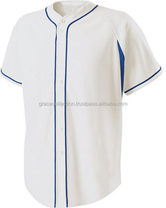 Jersey de béisbol de manga corta para hombre, Jersey con botones, estilo activo, personalizado - Product Image 2