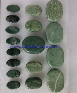 หยกดั้งเดิมแกะสลักหยกหยกหยกหยกธรรมชาติสีเขียวนวดหิน - Product Image 6