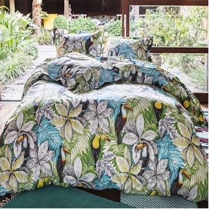 Hospitalité de luxe 250 TC brodé 100% coton fait à la main léger et quantité minimale de commande recyclable housses de couette pour OEM indien - Product Image 6