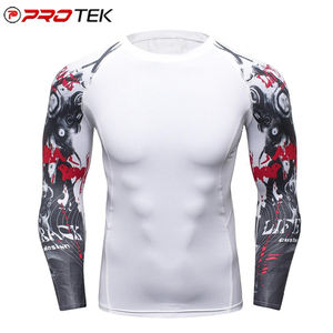 เสื้อรัดกล้ามเนื้อสำหรับกีฬา MMA BJJ และเล่นเซิร์ฟ รุ่นใหม่ล่าสุด คุณภาพสูง แขนยาว ผลิตจากโพลีเอสเตอร์และสแปนเด็กซ์ สำหรับทุกเพศ ให้ประสิทธิภาพและความสบายสูงสุด - Product Image 1