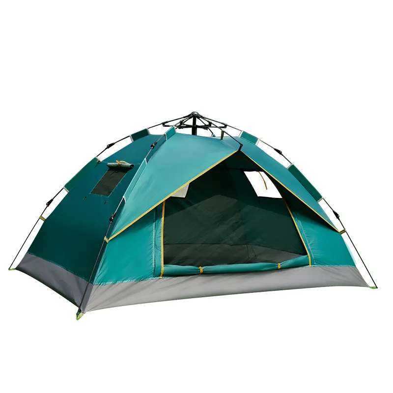 Best selling glasvezel single layer automatische opening camping tent