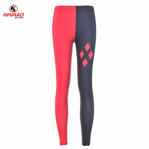 Leggings de sport pour femmes à motif léopard, taille élastique mi-haute, anti-humidité, sublimés - Product Image 1