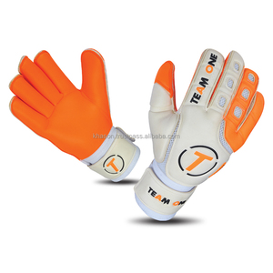 NOUVEAU GANTS DE GARDIEN PROFESSIONNEL PROTECTEUR DE DOIGTS ADULTES ENFANTS POLAIRE COTON/SPANEX ÉPAIS LISSE ENTRAINEMENT DE FOOTBALL - Product Image 3