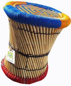 Tabouret ottoman moderne et écologique Console incrustée d'os de style nouveau pour la décoration intérieure du salon ou de l'appartement - Product Image 1