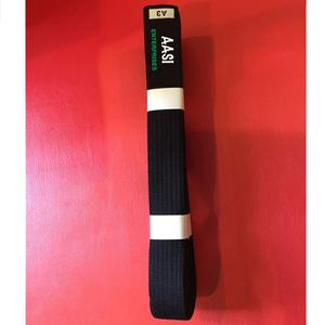 Ceinture d'arts martiaux BJJ en tissu tissé perlé de haute qualité, sur mesure, avec logo personnalisé, unisexe adulte, dernier design. - Product Image 2