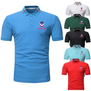 100 algodón para hombre Golf Polo en blanco bordado de alta calidad Camisas poliéster hombres cantidad personalizada cuello alto OEM Anti - Product Image 1