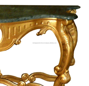 Ev mobilya konsol tam oyma-altın yaprak mobilya oturma odası endonezya - Product Image 6