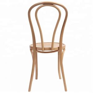 Chaises de salle à manger en bois massif, thonette naturelle - Product Image 5