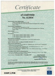 Lente fotocromática hmc de visão única, lentes azul roxa rosa de 1.56 índice - Product Image 5