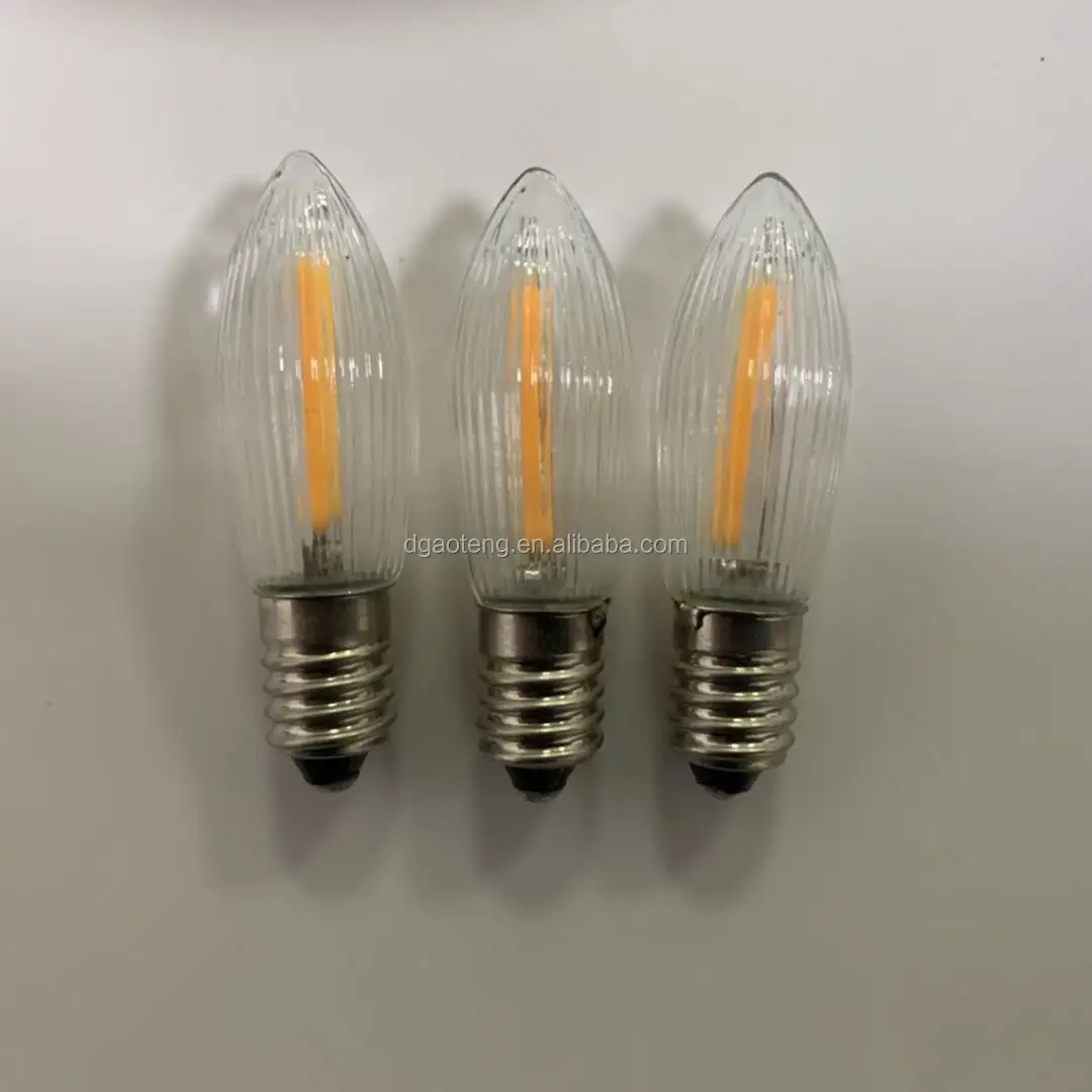 E10 C6 6-55V LED-LAMPE Weihnachten Tag Kerze Glühbirne