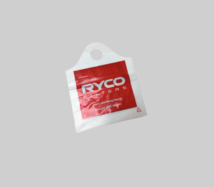 Bolsas de Plástico HDPE con Parte Superior Ondulada, Hechas en Vietnam, Reutilizables, Impresas con Serigrafía, Bolsa de Compras con Logotipo Personalizado y Asas - Product Image 3